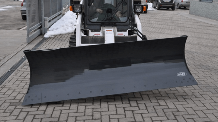 Lamă de buldozer cu înclinare frontală