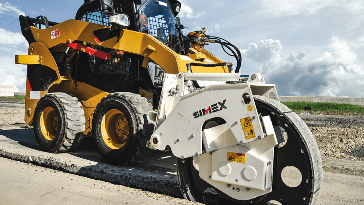 Roată compactor-vibrator cu translație laterală