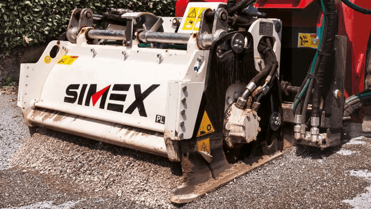 Simex freza de asfalt si beton cu autoplaneitate